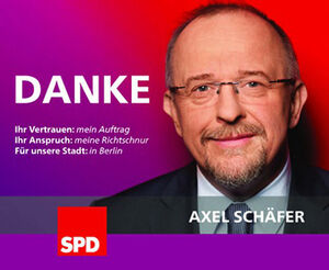 Axel Schäfer holte mit einem sehr guten Ergebnis erneut das Direktmandat.